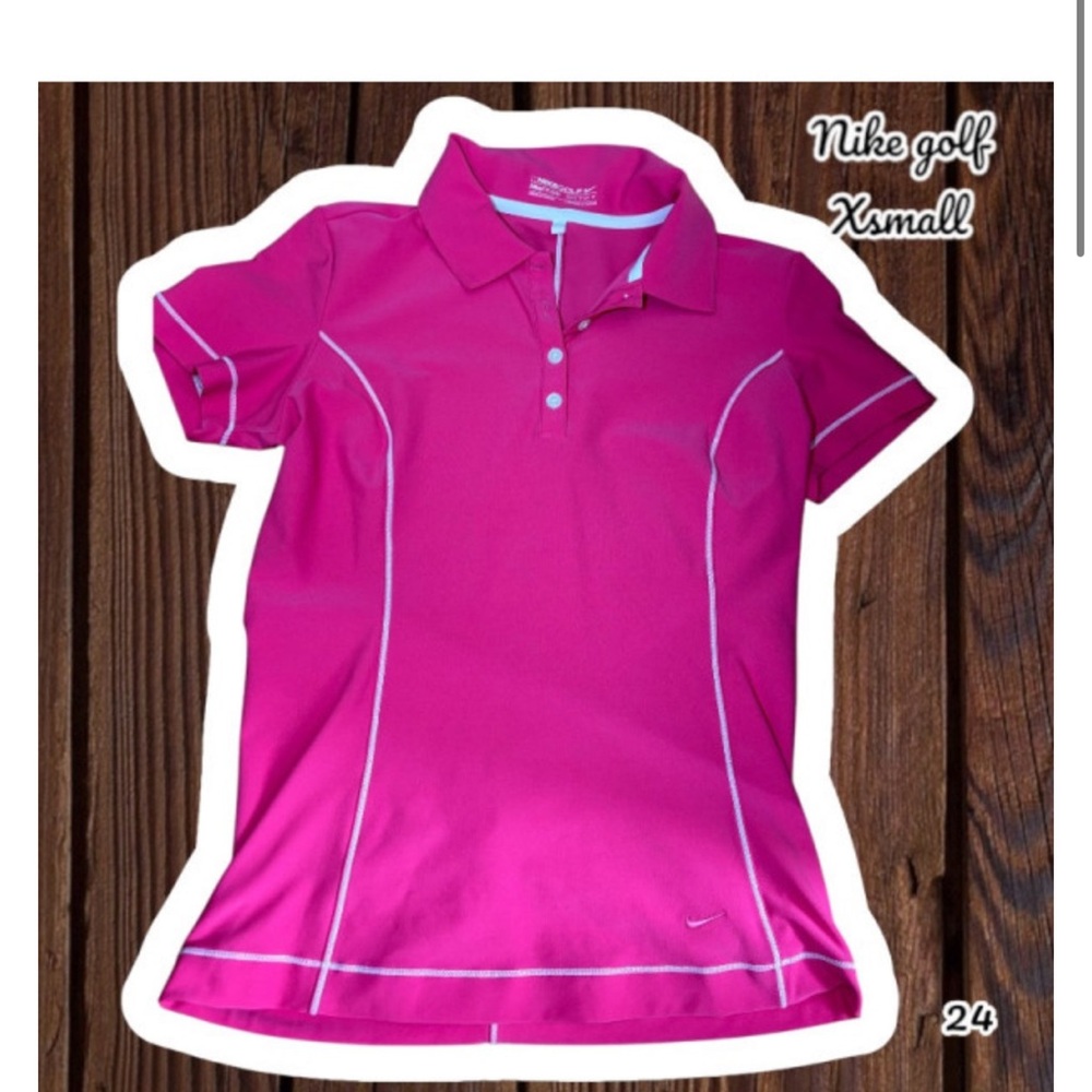 Nike Golf Pink Polo Shirt